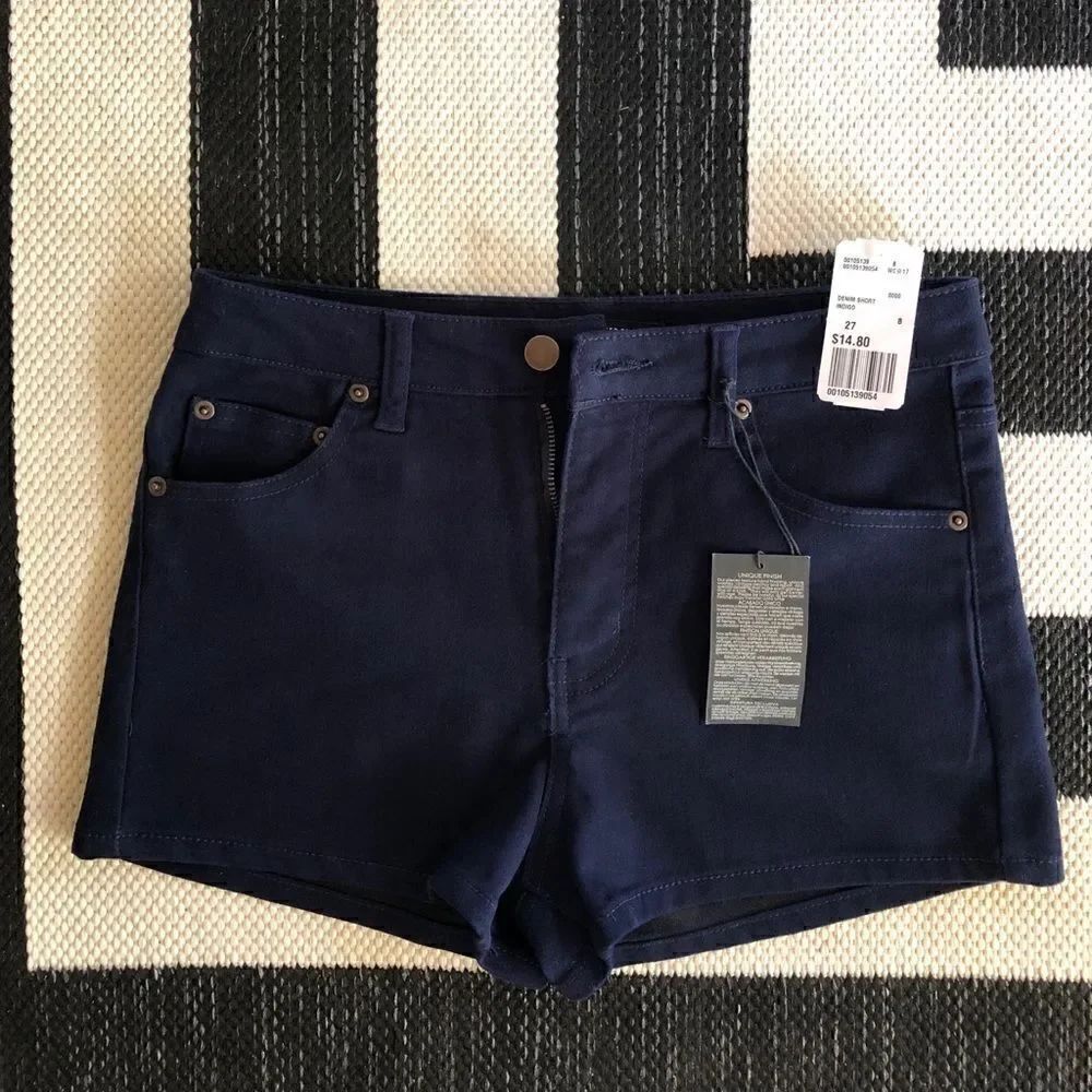 Size 27 Blue Shorts from Forever 21